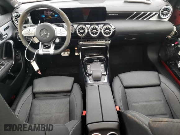 2021 Mercedes-Benz CLA 45 AMG with VIN W1K5J5DB5MN175502, listed as a Copart auction lot 45331254 with 21,365 mi miles and Clean Title. Bid and sale history available at DreamBid. Image 8.