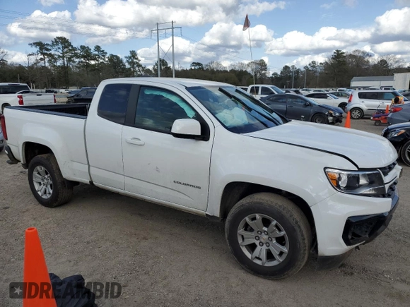 2022 Chevrolet Colorado 2WD LT with VIN 1GCHSCEA3N1114544, listed as a Copart auction lot 48190185 with 59,619 mi miles and Salvage title. Bid and sale history available at DreamBid. Image 4.