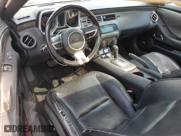 2011 Chevrolet Camaro 2LT with VIN 2G1FC1ED6B9123922, listed as a Copart auction lot 60401295 with 193,441 mi miles and Salvage title. Bid and sale history available at DreamBid. Image 8.