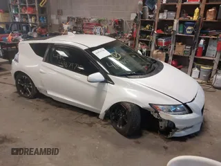 2014 Honda CR-Z EX with VIN JHMZF1D65ES001052, listed as a IAAI auction lot 41879795 with 1 mi miles. Bid and sale history available at carsss.com. Image 1.