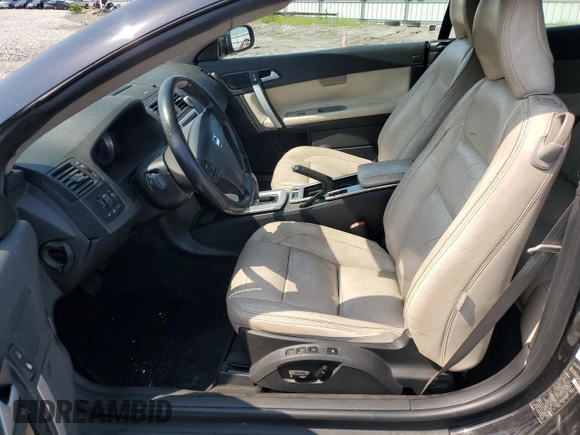 2011 Volvo C70 with VIN YV1672MC9BJ119775, listed as a Copart auction lot 63121274 with 0 mi miles and Salvage Title. Bid and sale history available at carsss.com. Image 7.