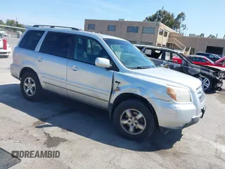 2008 Honda Pilot EX-L with VIN 5FNYF28778B004350, listed as a IAAI auction lot 42555375 with 148,099 mi miles and . Bid and sale history available at DreamBid. Image 1.