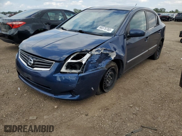 2010 Nissan Sentra S with VIN 3N1AB6AP5AL621478, listed as a Copart auction lot 60375765 with 124,019 mi miles and Salvage title. Bid and sale history available at DreamBid. Image 1.