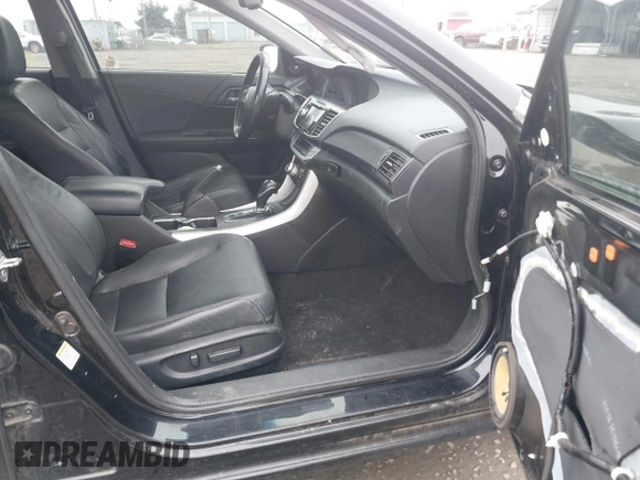 2013 Honda Accord EX-L with VIN 1HGCR2F81DA239439, listed as a IAAI auction lot 41454030 with 148,394 mi miles and . Bid and sale history available at DreamBid. Image 5.