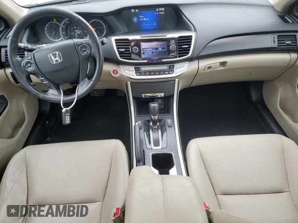 2014 Honda Accord Sedan EX-L with VIN 1HGCR2F88EA044827, listed as a Copart auction lot 51655035 with 148,624 mi miles and Salvage Title. Bid and sale history available at carsss.com. Image 8.