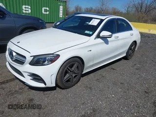 2020 Mercedes-Benz C 43 AMG with VIN W1KWF6EB3LR597270, listed as a IAAI auction lot 41902543 with 37,372 mi miles and . Bid and sale history available at carsss.com. Image 2.