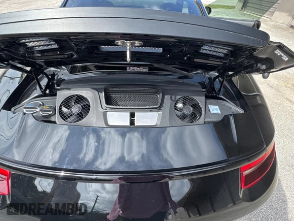 2019 Porsche 911 GT3 with VIN WP0AC2A97KS149212, listed as a Copart auction lot 46610435 with 2,806 mi miles and Salvage Title. Bid and sale history available at carsss.com. Image 7.