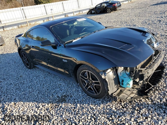 2020 Ford Mustang GT with VIN 1FA6P8CF0L5132936, listed as a Copart auction lot 86275614 with 75,823 mi miles and Salvage Title. Bid and sale history available at DreamBid. Image 4.