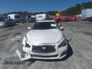 2016 Infiniti Q50 2.0t Premium with VIN JN1CV7AR5GM250084, listed as a IAAI auction lot 41601301 with 101,275 mi miles. Bid and sale history available at carsss.com. Image 12.