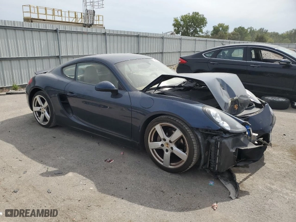 2014 Porsche Cayman with VIN WP0AA2A86EK171834, listed as a Copart auction lot 73403194 with NaN miles and Salvage Title. Bid and sale history available at carsss.com. Image 4.