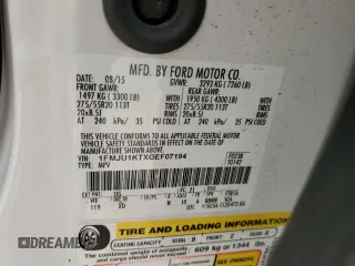 2016 Ford Expedition Limited z VIN 1FMJU1KTXGEF07194, wystawiony jako Copart lot #55064965 z przebiegiem 116 669 mil mil oraz Szkoda całkowita • Salvage title. Historia ofert i sprzedaży dostępna na DreamBid. Obrazek 13.