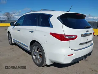 2014 Infiniti QX60 with VIN 5N1AL0MM9EC514942, listed as a IAAI auction lot 41807452 with 178,540 mi miles and . Bid and sale history available at DreamBid. Image 3.