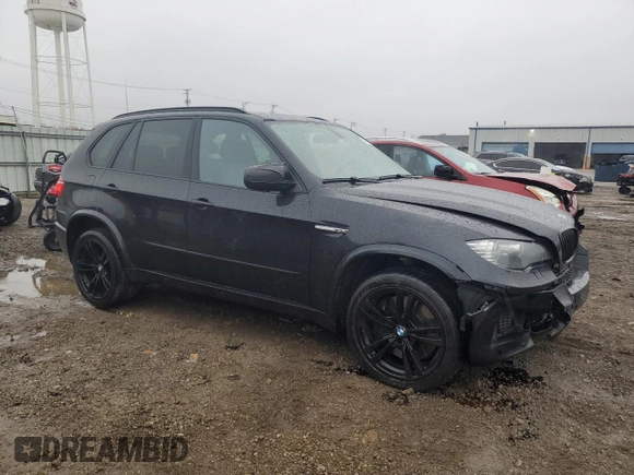 2012 BMW X5 M with VIN 5YMGY0C53CLK27448, listed as a Copart auction lot 80757454 with 146,435 mi miles and Salvage Title. Bid and sale history available at carsss.com. Image 4.