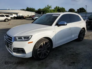 2018 Audi SQ5 Prestige with VIN WA1C4AFYXJ2225689, listed as a Copart auction lot 57722294 with 66,630 mi miles and . Bid and sale history available at DreamBid. Image 1.