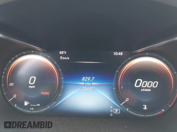 2023 Mercedes-Benz C 300 with VIN W1KWJ8EB9PG118121, listed as a IAAI auction lot 41588140 with 25,457 mi miles and . Bid and sale history available at DreamBid. Image 7.