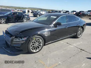 2021 Genesis G80 2.5T z VIN KMTGB4SC3MU045523, wystawiony jako Copart lot #76664754 z przebiegiem 41 514 mil mil oraz Szkody całkowita. Historia ofert i sprzedaży dostępna na DreamBid. Obrazek 1.