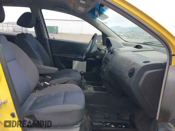2008 Chevrolet Aveo LS with VIN KL1TD66628B190679, listed as a IAAI auction lot 42138105 with 113,409 mi miles and . Bid and sale history available at DreamBid. Image 5.