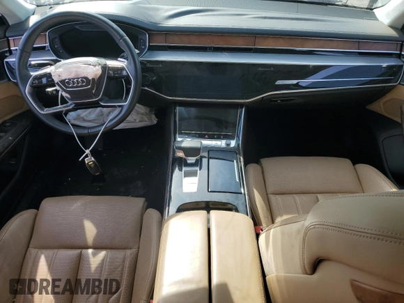 2019 Audi A8 L with VIN WAU8DAF88KN006268, listed as a Copart auction lot 54173805 with 0 mi miles and Clean Title. Bid and sale history available at carsss.com. Image 8.