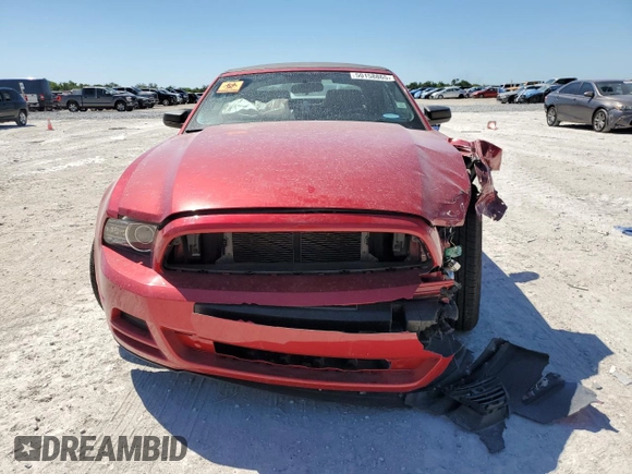 2013 Ford Mustang V6 with VIN 1ZVBP8EM9D5217390, listed as a Copart auction lot 50158865 with 128,928 mi miles and Salvage title. Bid and sale history available at DreamBid. Image 5.
