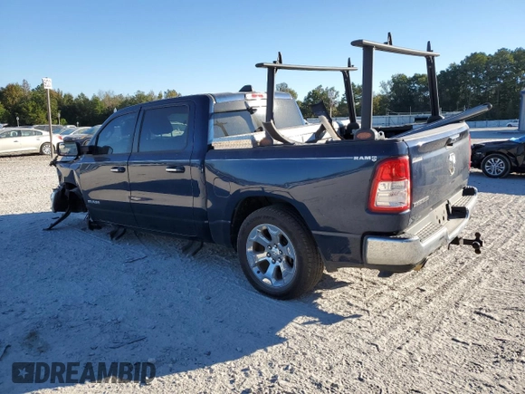 2019 Ram 1500 Big Horn z VIN 1C6RREFT1KN770958, wystawiony jako Copart lot #74503413 z przebiegiem 37 372 mil mil oraz Szkoda całkowita • Salvage title. Historia ofert i sprzedaży dostępna na DreamBid. Obrazek 2.