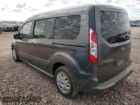 2017 Ford Transit Connect XLT z VIN NM0GE9F70H1338655, wystawiony jako Copart lot #87490064 z przebiegiem 95 902 mil mil oraz Szkoda całkowita • Salvage title. Historia ofert i sprzedaży dostępna na DreamBid. Obrazek 2.