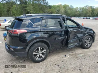 2018 Toyota RAV4 XLE with VIN 2T3RFREV7JW697470, listed as a Copart auction lot 52192305 with 109,420 mi miles and Salvage Title. Bid and sale history available at carsss.com. Image 3.