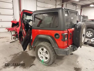 2019 Jeep Wrangler Sport S with VIN 1C4GJXAG4KW646013, listed as a IAAI auction lot 41556750 with 44,911 mi miles and . Bid and sale history available at DreamBid. Image 3.