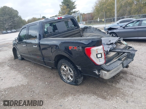 2021 Ford F-150 XL with VIN 1FTFW1E51MFD03486, listed as a IAAI auction lot 40733759 with 66,537 mi miles and . Bid and sale history available at DreamBid. Image 3.