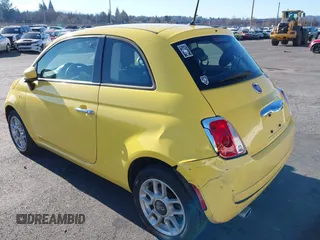 2014 FIAT 500 Pop with VIN 3C3CFFAR2ET205524, listed as a IAAI auction lot 41429598 with 61,965 mi miles. Bid and sale history available at carsss.com. Image 6.