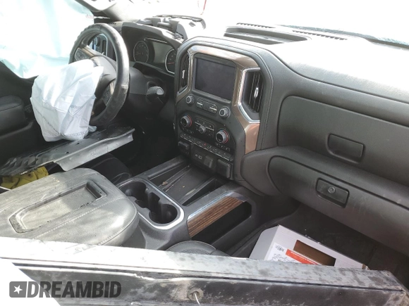 2020 Chevrolet Silverado 1500 High Country with VIN 1GCUYHEL6LZ279756, listed as a Copart auction lot 42144045 with 0 mi miles and Salvage Title. Bid and sale history available at carsss.com. Image 8.