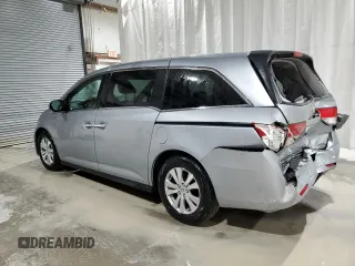 2017 Honda Odyssey EX-L with VIN 5FNRL5H65HB014638, listed as a Copart auction lot 48861475 with 97,788 mi miles and Salvage Title. Bid and sale history available at DreamBid. Image 2.