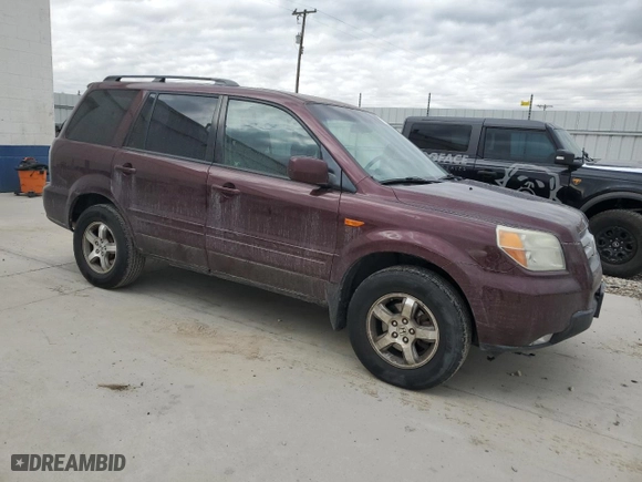 2008 Honda Pilot SE with VIN 5FNYF18378B004095, listed as a Copart auction lot 54382175 with 285,608 mi miles and Clean Title. Bid and sale history available at carsss.com. Image 4.