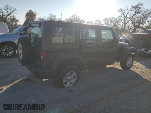 2018 Jeep Wrangler JK Unlimited Sport with VIN 1C4BJWDG9JL834963, listed as a Copart auction lot 83108454 with 22,298 mi miles and Salvage Title. Bid and sale history available at carsss.com. Image 3.