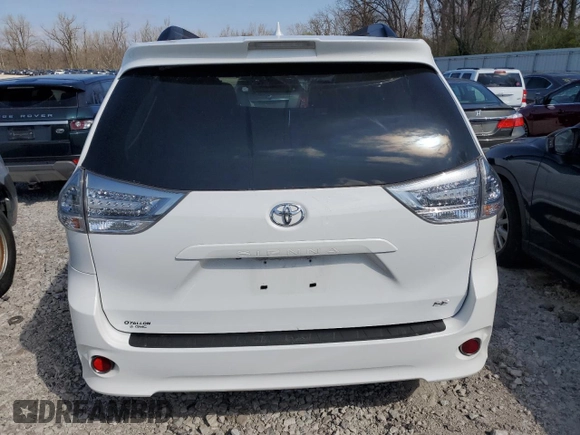 2018 Toyota Sienna SE with VIN 5TDXZ3DC6JS934883, listed as a Copart auction lot 47573264 with 123,524 mi miles and Salvage title. Bid and sale history available at DreamBid. Image 6.