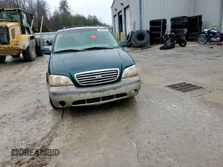 2003 Kia Sedona LX with VIN KNDUP131036440504, listed as a Copart auction lot 45048015 with 75,507 mi miles and Salvage Title. Bid and sale history available at carsss.com. Image 11.