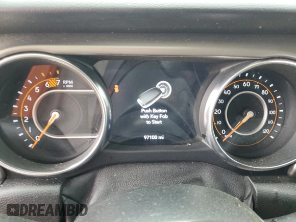 2020 Jeep Wrangler Unlimited Sport S с VIN 1C4HJXDN1LW341326, выставлен на аукционе Copart как лот 54741625 с пробегом 97 100 миль миль и Списание • Salvage title. История ставок и продаж доступна на DreamBid. Изображение 9.