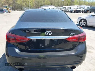 2018 Infiniti Q50 3.0t LUXE with VIN JN1EV7AP8JM357872, listed as a IAAI auction lot 42059854 with 111,640 mi miles. Bid and sale history available at carsss.com. Image 15.