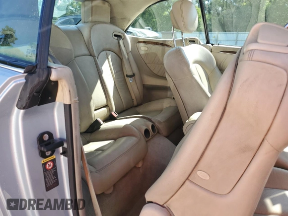 2006 Mercedes-Benz CLK 3.5L with VIN WDBTK56G86T056136, listed as a Copart auction lot 53261395 with 129,834 mi miles and Salvage Title. Bid and sale history available at carsss.com. Image 10.