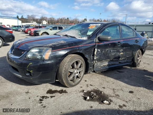 2007 Mitsubishi Galant Ralliart with VIN 4A3AB76T27E064527, listed as a Copart auction lot 41671925 with 195,286 mi miles and Salvage Title. Bid and sale history available at carsss.com. Image 1.
