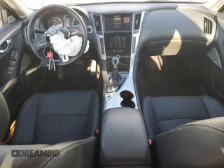 2024 Infiniti Q50 Luxe with VIN JN1EV7BP7RM600453, listed as a Copart auction lot 82838974 with 9,596 mi miles and Salvage title. Bid and sale history available at DreamBid. Image 8.