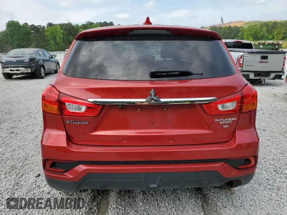 2018 Mitsubishi Outlander SE with VIN JA4AP3AW7JU014244, listed as a Copart auction lot 55018415 with 126,859 mi miles and Clean title. Bid and sale history available at DreamBid. Image 6.