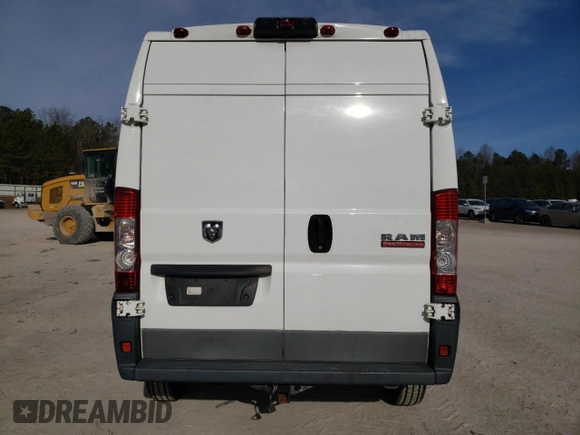 2017 Ram ProMaster Cargo with VIN 3C6TRVBG9HE532657, listed as a Copart auction lot 43176645 with 170,022 mi miles and Clean Title. Bid and sale history available at DreamBid. Image 6.