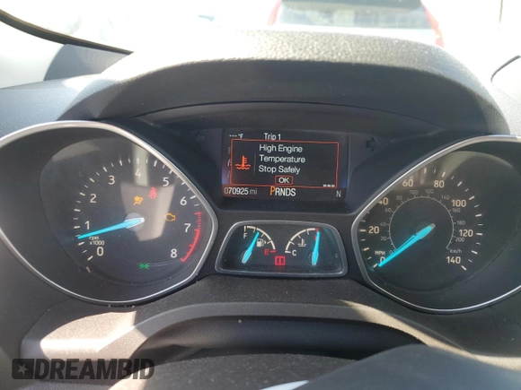 2019 Ford Escape SEL with VIN 1FMCU9HD8KUA83956, listed as a Copart auction lot 87009664 with 70,925 mi miles and Salvage Title. Bid and sale history available at carsss.com. Image 9.