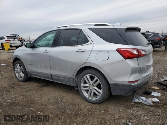 2019 Chevrolet Equinox Premier with VIN 2GNAXYEXXK6222972, listed as a Copart auction lot 43965575 with 51,249 mi miles and Salvage title. Bid and sale history available at DreamBid. Image 2.