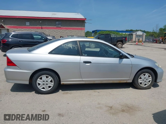 2005 Honda Civic VP z VIN 1HGEM22155L069804, wystawiony jako IAAI lot #42479758 z przebiegiem 149 461 mil mil oraz . Historia ofert i sprzedaży dostępna na DreamBid. Obrazek 14.