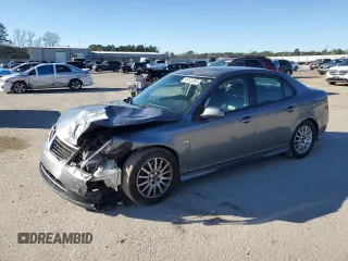 2008 Saab 9-3 with VIN YS3FB49Y581146834, listed as a Copart auction lot 46103285 with 215,270 mi miles and Salvage Title. Bid and sale history available at carsss.com. Image 1.