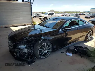 2018 Mercedes-Benz S-Class S 560 with VIN WDDXJ8GB5JA035605, listed as a Copart auction lot 60770214 with 0 mi miles and Salvage Title. Bid and sale history available at carsss.com. Image 1.