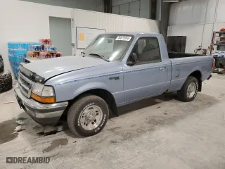 1998 Ford Ranger XL with VIN 1FTYR10U8WUB23550, listed as a Copart auction lot 84875964 with 91,392 mi miles and Clean Title. Bid and sale history available at carsss.com. Image 1.