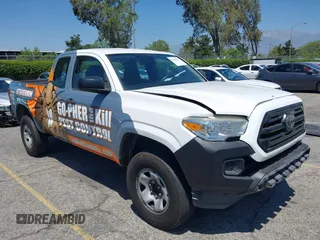 2018 Toyota Tacoma SR with VIN 5TFRX5GN3JX113595, listed as a IAAI auction lot 42207097 with 109,412 mi miles and . Bid and sale history available at DreamBid. Image 1.