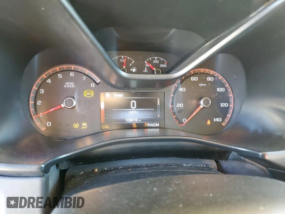 2016 GMC Canyon 2WD SLE with VIN 1GTG5CE30G1301490, listed as a Copart auction lot 81366224 with 109,618 mi miles and Salvage Title. Bid and sale history available at carsss.com. Image 9.